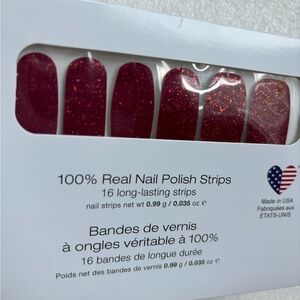 NEW Color Street ALL FIRED UP Nail Polish Strips NEW Great Sparkle!